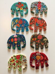 Plastic Free Party Bags Christmas Elephant Decorations