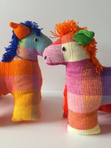 fairtrade kapok pony toy orginial gift plastic free christmas gift