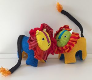 fairtrade plastic free lion toy